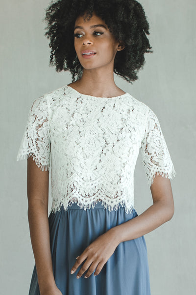 White Lace Top – Space 46